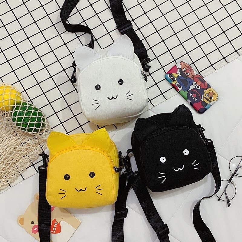 Túi xinh hình tai mèo cute, túi vải đẹp, túi xinh giá rẻ