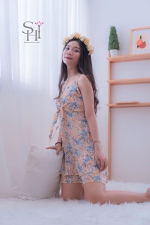 đầm ngủ 2 dây mặc nhà xinh