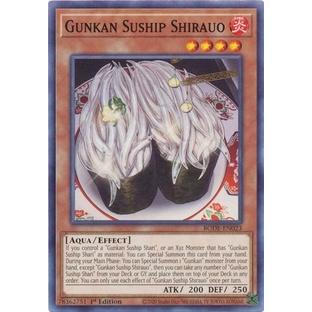 Thẻ bài Yugioh - TCG - Gunkan Suship Shirauo / BODE-EN023'