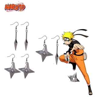 Khuyên tai hóa trang hình naruto Akatsuki Kunai Shuriken
