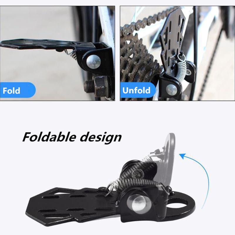 Cặp bàn đạp gác chân sau xe đạp MTB có thể gấp gọn