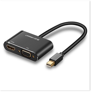  Cáp Thunderbolt - Mini Displayport to HDMI + VGA Ugreen 20422 - Hàng Chính Hãng