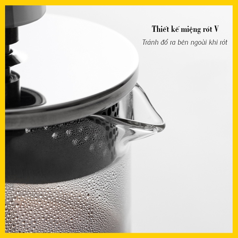 Bình pha cà phê French Press Cafede Kona