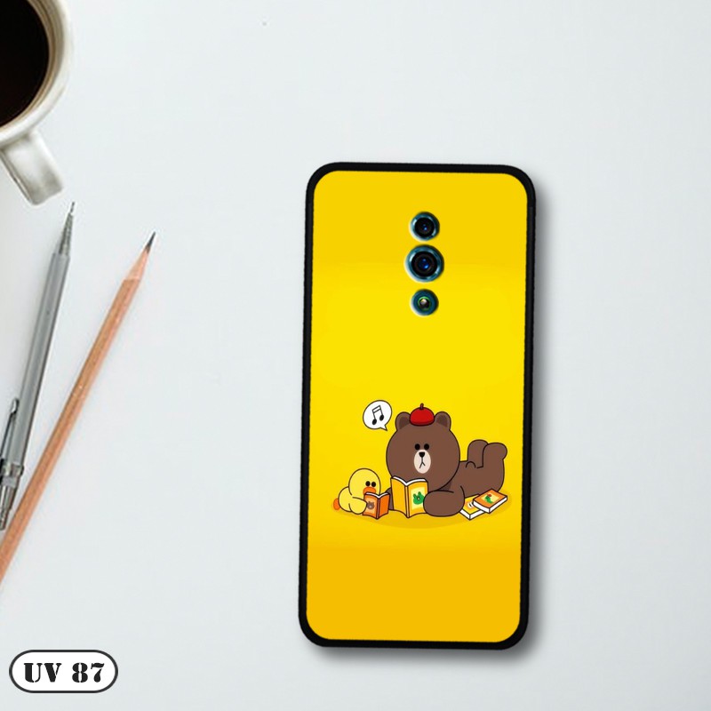 Ốp Oppo Reno - lưng nhám viền dẻo ngộ nghĩnh