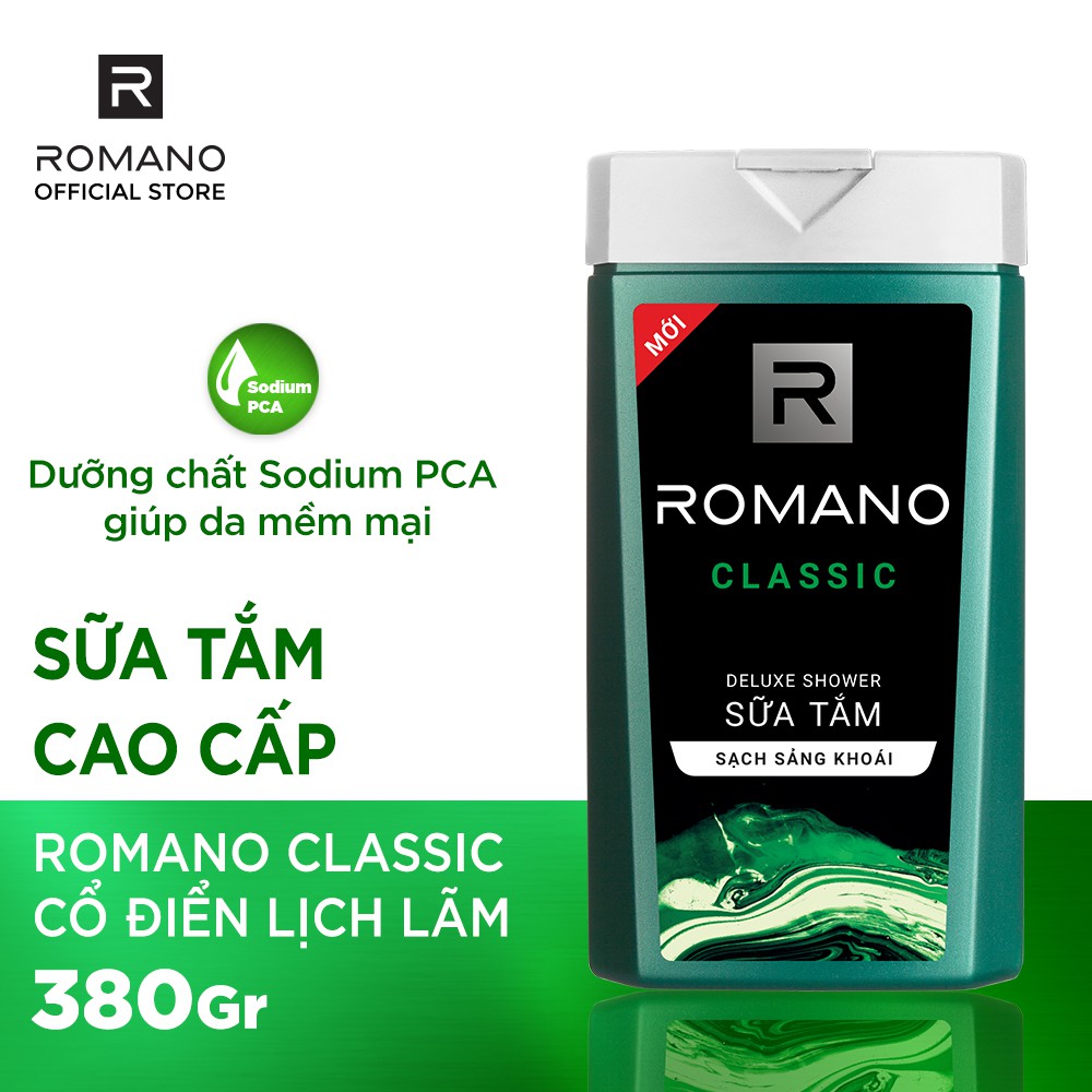 [Gift] Sữa tắm Romano Classic hương nước hoa 380g | BigBuy360 - bigbuy360.vn