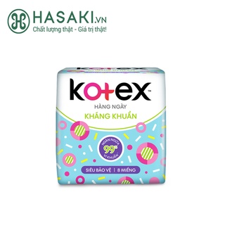 Băng Vệ Sinh Hằng Ngày Kotex Siêu Bảo Vệ Hương Trà Xanh 8 Miếng