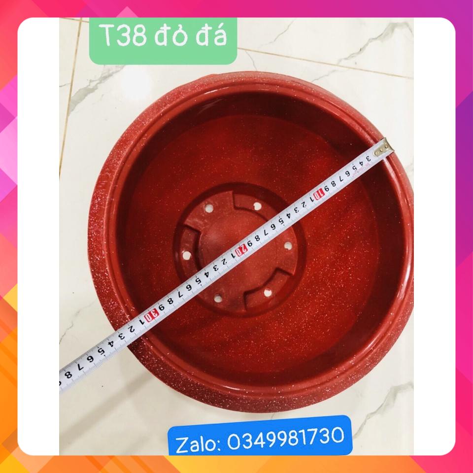 Chậu nhựa T38 đẹp - rẻ, 10 cái chỉ 129k