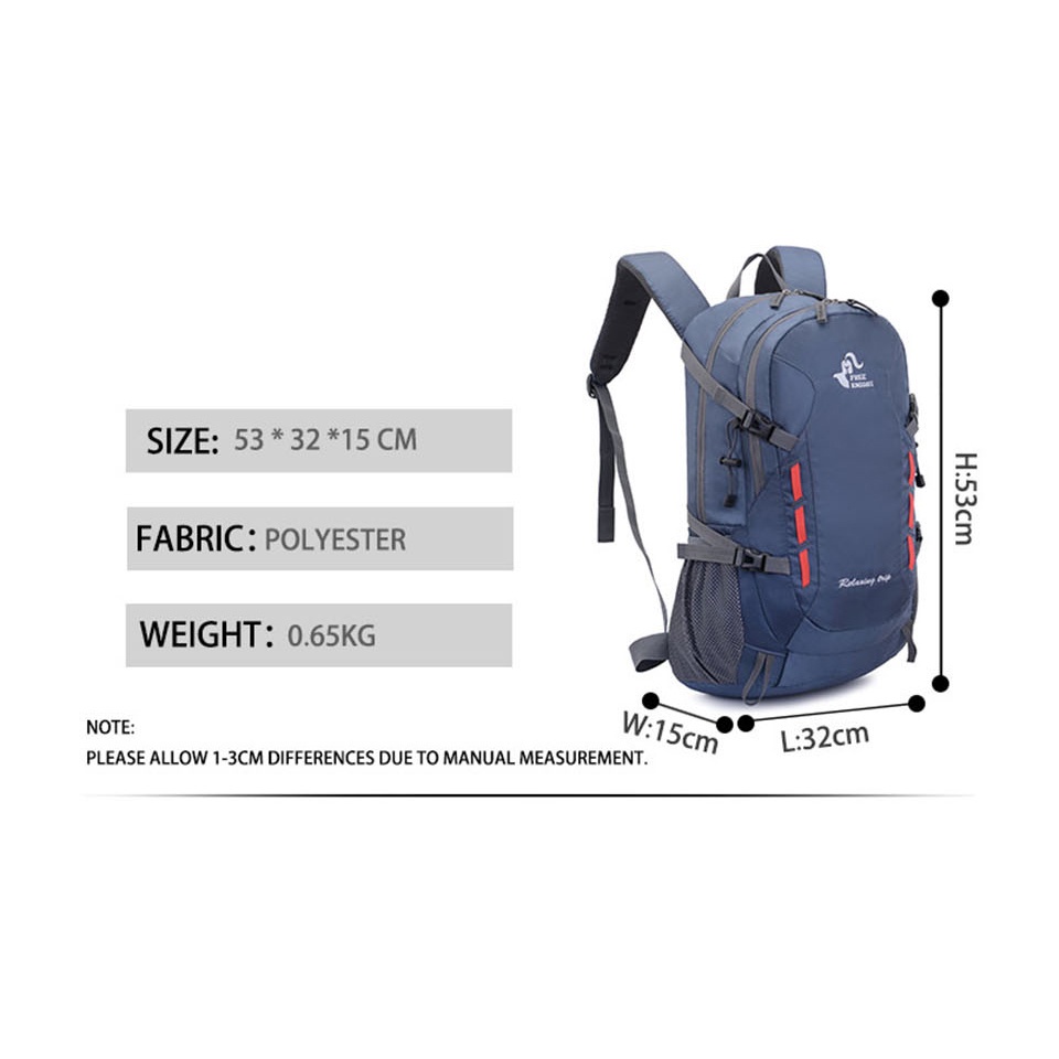 Ba Lô Du Lịch Chống Thấm Nước 40L