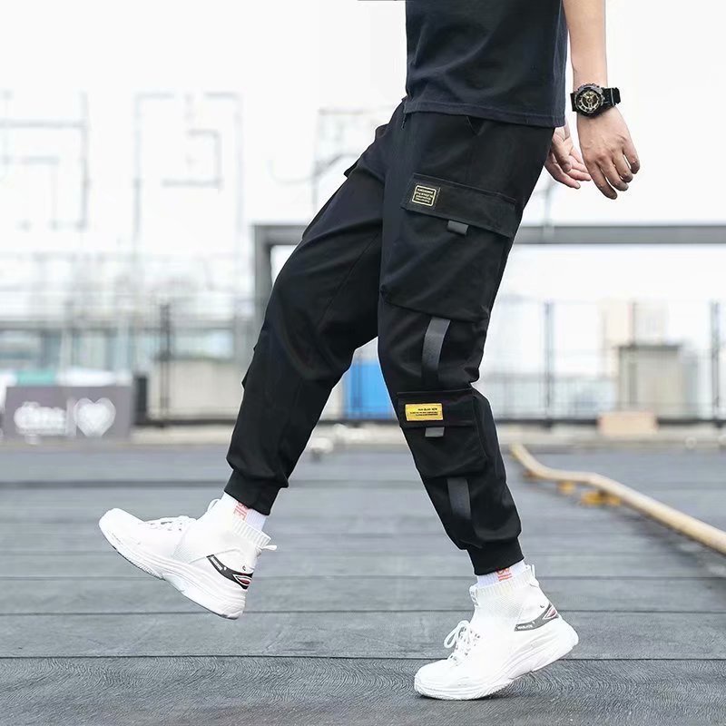 Quần Dài Dáng Suông Nhiều Túi Có Dây Rút Dễ Phối Đồ Thời Trang Cho Nam Size S-5XL