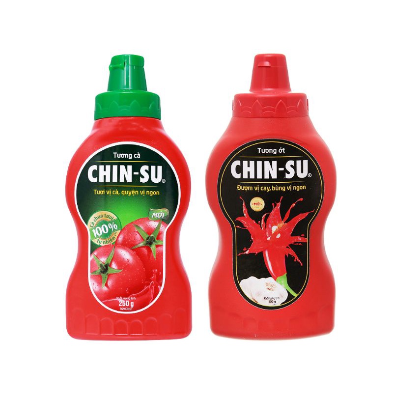 Tương ớt Chinsu tỏi ớt 250g/ Tương cà chinsu 250g