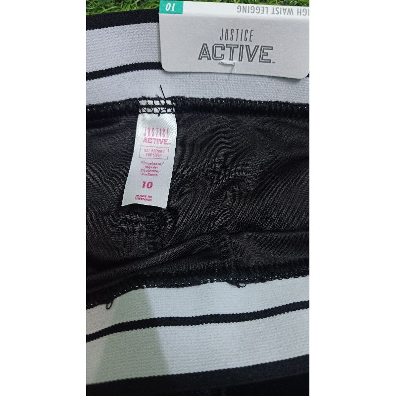 (VNXK) Quần legging Justice vải nhung xịn siêu mượt chữ nhủ vàng