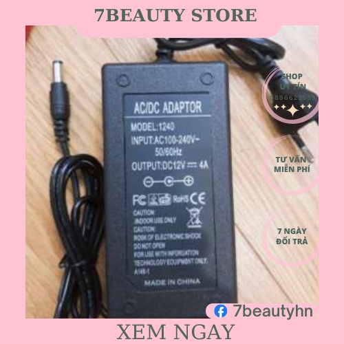 Nguồn 12v-4a vòm ánh sáng omega,búa vàng nóng lạnh,skincool