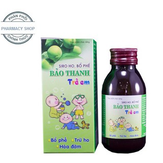 Siro ho - bổ phế Bảo Thanh cho trẻ em
