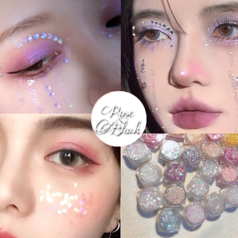 Nhũ mắt makeup bling có sẵn keo toả sáng như nữ thần mã IU-556