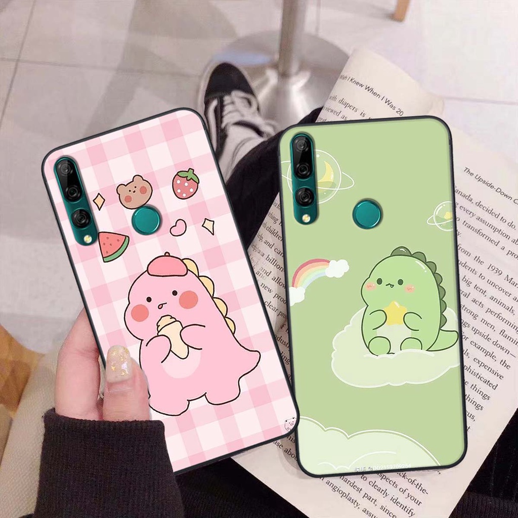 Ốp Huawei Y9 2019 / Y9 Prime 2019 in hình khủng long Dino siêu dễ thương