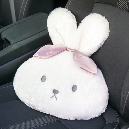[Mã LIFEXANH03 giảm 10% đơn 500K] Gối tựa đầu ô tô hình chú thỏ dễ thương bảo vệ vai, cổ