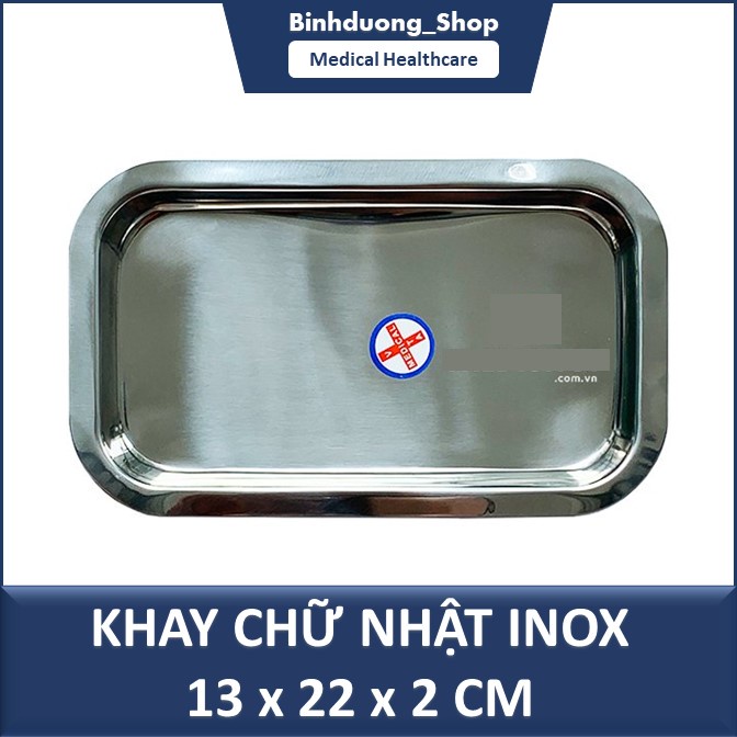 Khay inox y tế nhiều size lớn, nhỏ