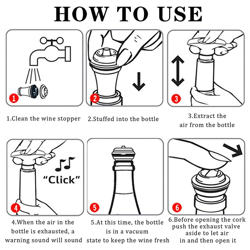 27 miếng Nút đậy rượu Máy bơm rượu có thể mở rộng Nắp đậy rượu chân không Bộ tiết kiệm rượu có thể tái sử dụng Nút chặn chân không Tiết kiệm rượu