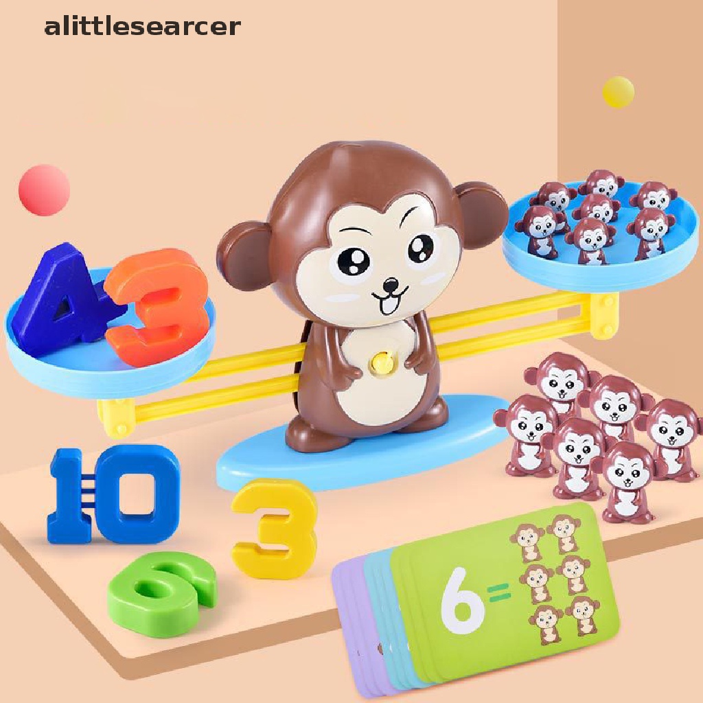 Cân đồ chơi cân bằng hình chú khỉ đáng yêu cho bé