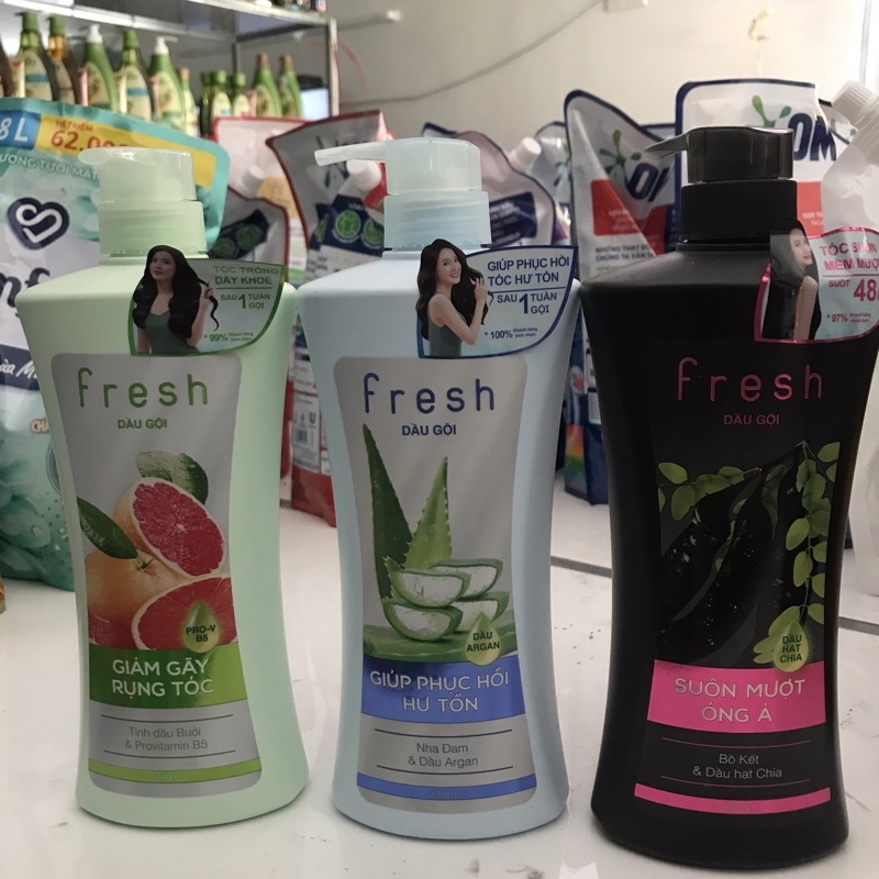Dầu Gội Cao Cấp Fresh 650g