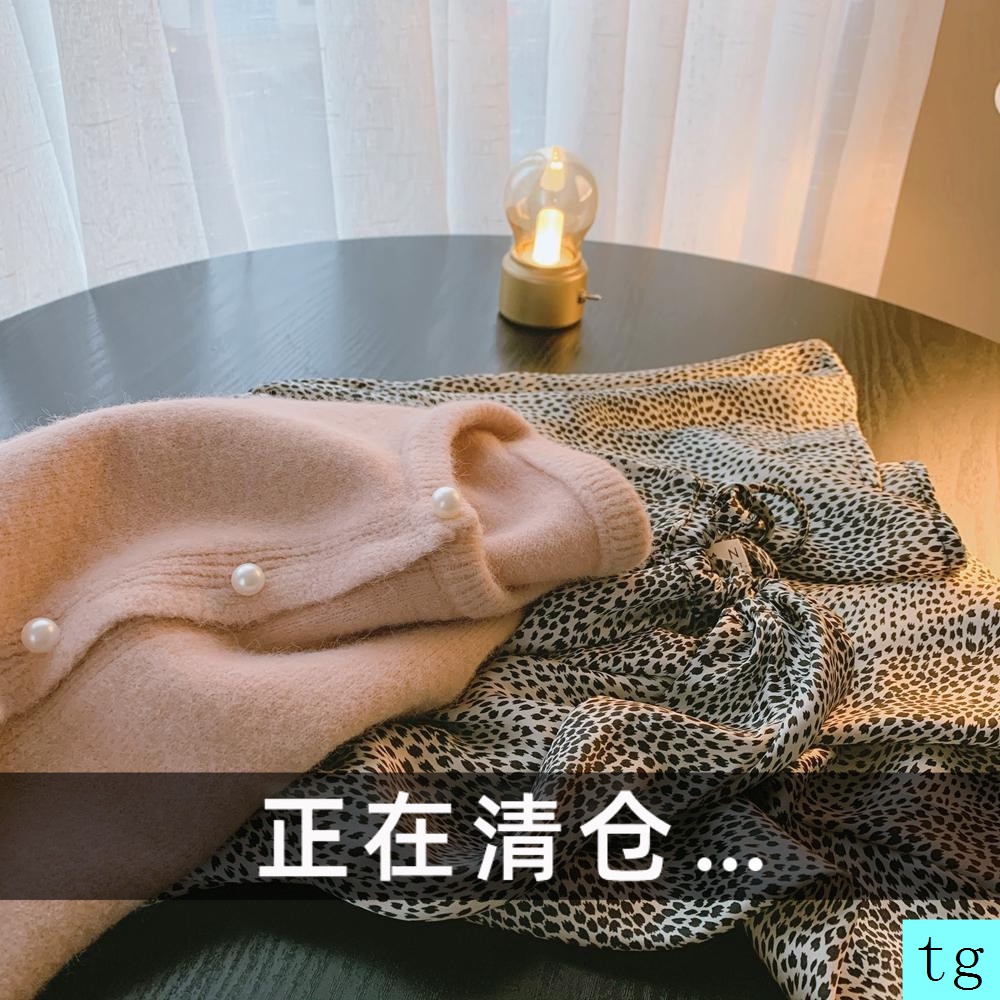 Áo khoác Cardigan dệt kim dày dáng ngắn cổ tròn đính nút ngọc trai nhiều màu sắc cho nữ