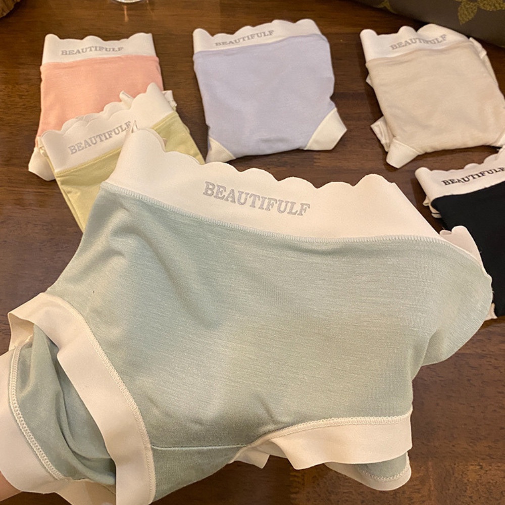 Quần Lót Nữ, Quần Lót Cotton Co Giãn Lượn Sóng Thoải Mái ZANA BRA L058