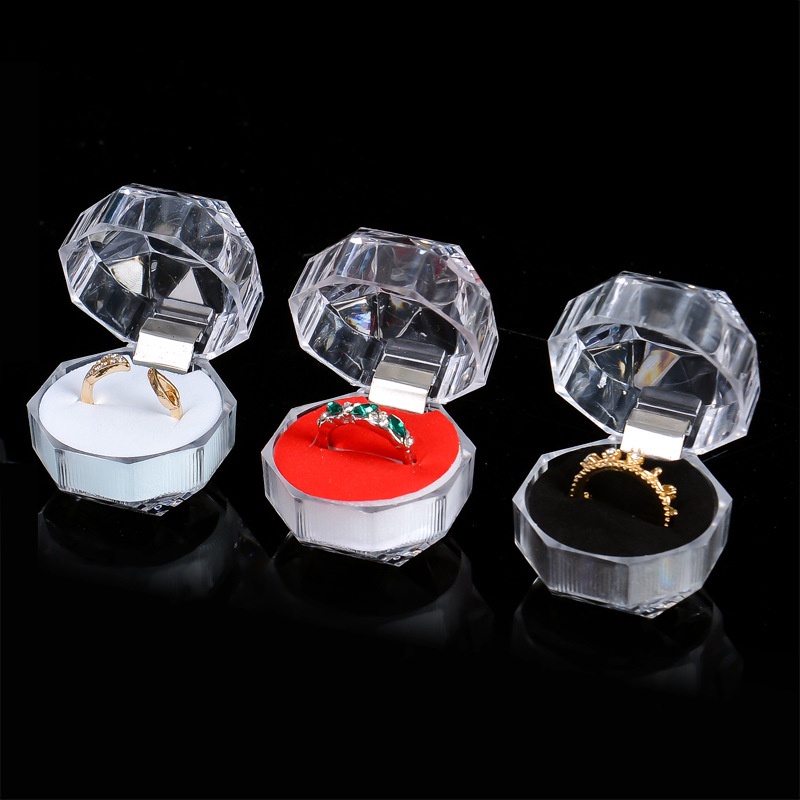 Hộp Đựng Nhẫn / Vòng Tay / Dây Chuyền Mini Bằng Acrylic Cao Cấp