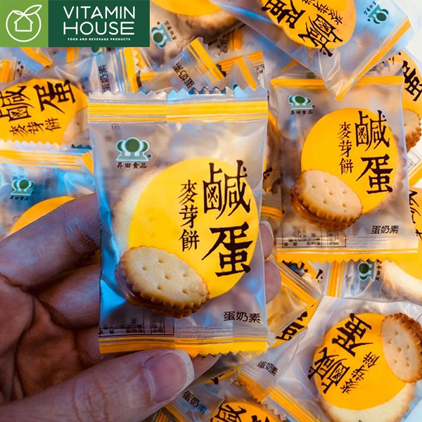 Bánh quy trứng muối Đài Loan MIT 180g [VITAMIN HOUSE]