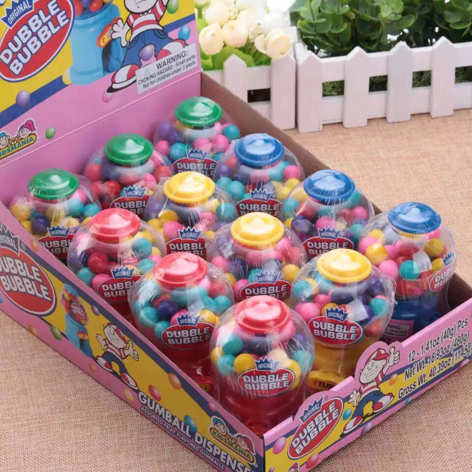 Set 3 máy bán kẹo dubble bubble original mỹ 40gr nhiều màu cực hot - ảnh sản phẩm 5