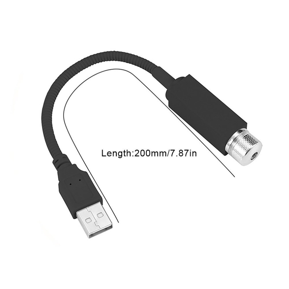 Đèn led laser bầu trời sao đầu cắm usb tiện dụng có thể điều chỉnh hiệu ứng ánh sáng