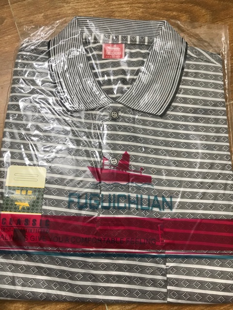 Áo thun cotton nam trung tuổi hàng quảng châu