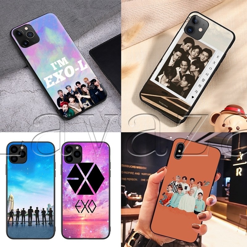Ốp Lưng Mềm In Hình 30 Exo Band K-Pop Cho Iphone 11 Pro Xs Max Xr X 8 7 6 6s Plus