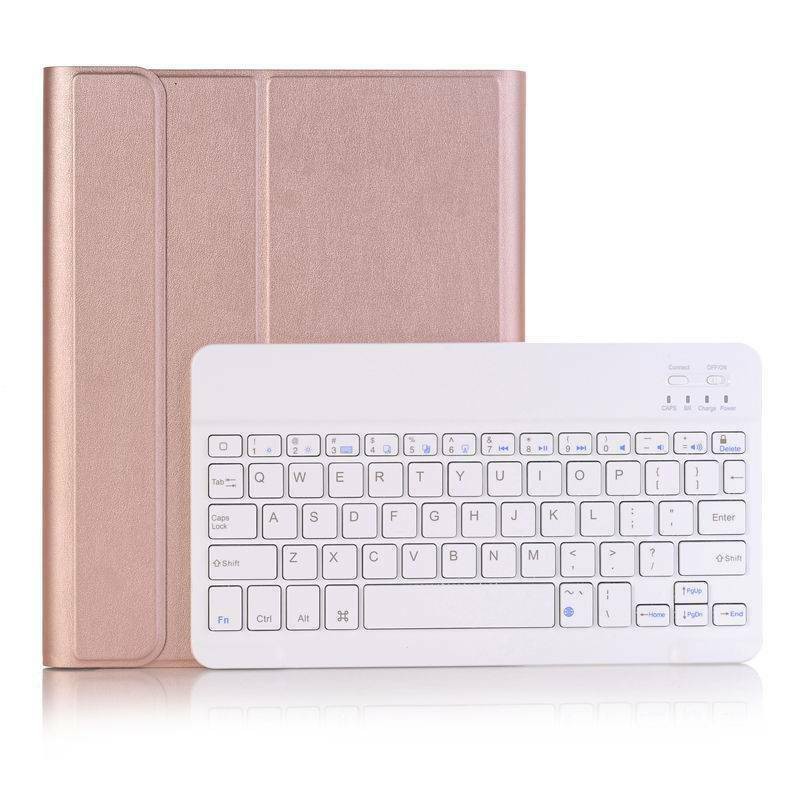 For iPad 7th Gen 10.2 2019 Wireless Bluetooth Keyboard + Flip PU Leather Stand Shockproof Case Cover | BigBuy360 - bigbuy360.vn