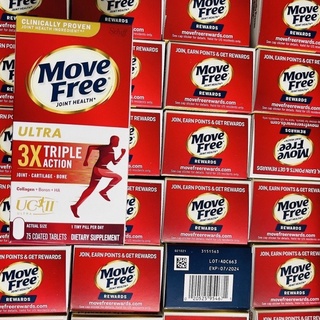 Viên Uống Move Free Joint Health Ultra Type II Collagen + Boron + HA Hộp 75 Viên