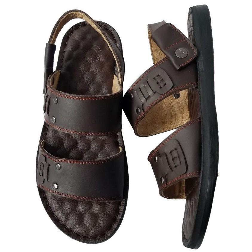 Giày sandal nam da bò BIGGBEN cao cấp HKD404