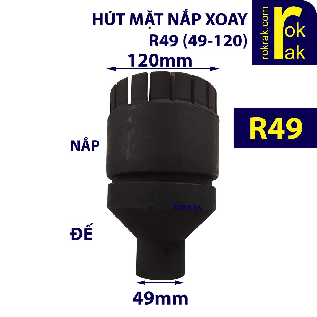 GIÁ SỈ-Hút mặt hồ cá Koi R49 (49-120) SKIMMER loại lớn nắp răng xoay