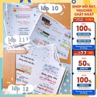 Sticker tiêu đề Văn 10 Bộ chân trời sáng tạo, 11 Bộ cũ,12 - 70 đến 90 tiêu đề - Có đầy đủ văn bản, tiếng việt, tlv