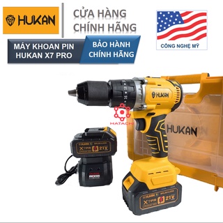 Máy khoan pin - Máy khoan Hukan - Pin 10 cell không chổi than