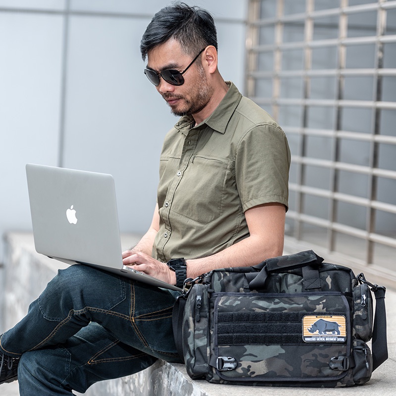 Túi đeo chéo đa năng Seven Sector phong cách quân đội