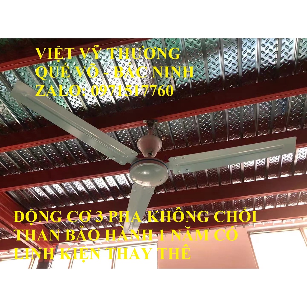 Quạt trần solar 12v giải rộng 1400mm có điều khiển từ xa và hộp số