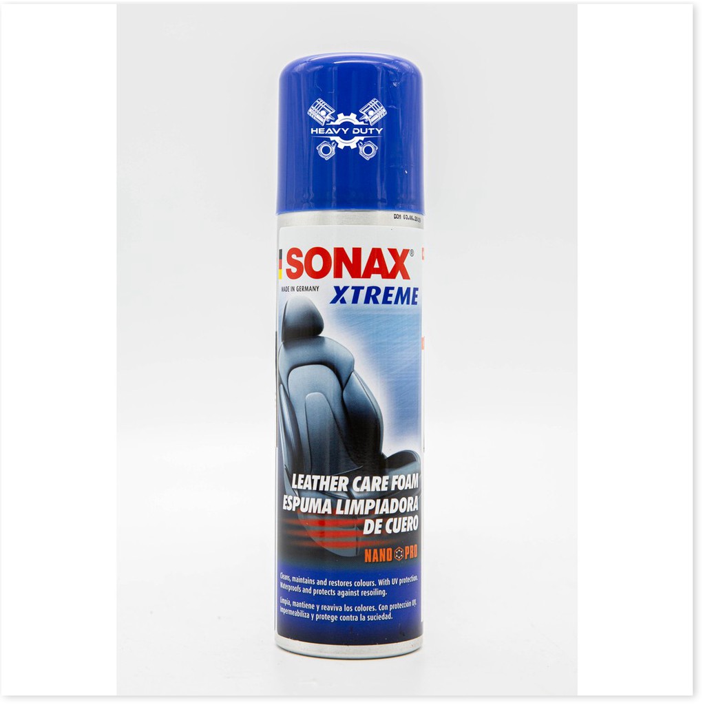 Dung Dịch Làm Sạch Và Bảo Dưỡng Ghế Da  - Sonax Xtreme Leather Care Foam 250ml 289100