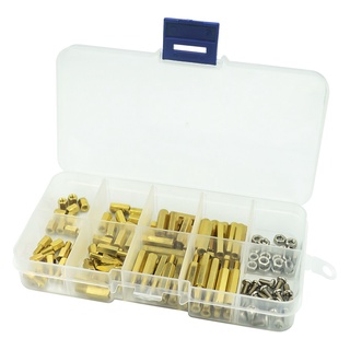 Bộ 120 đai ốc lục giác m3 bằng đồng thau