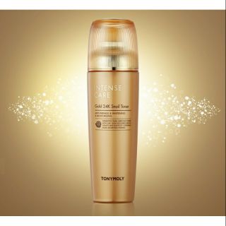 Nước hoa hồng ốc sên vàng 24k Tonymoly Intense Care Gold 24k Snail Toner