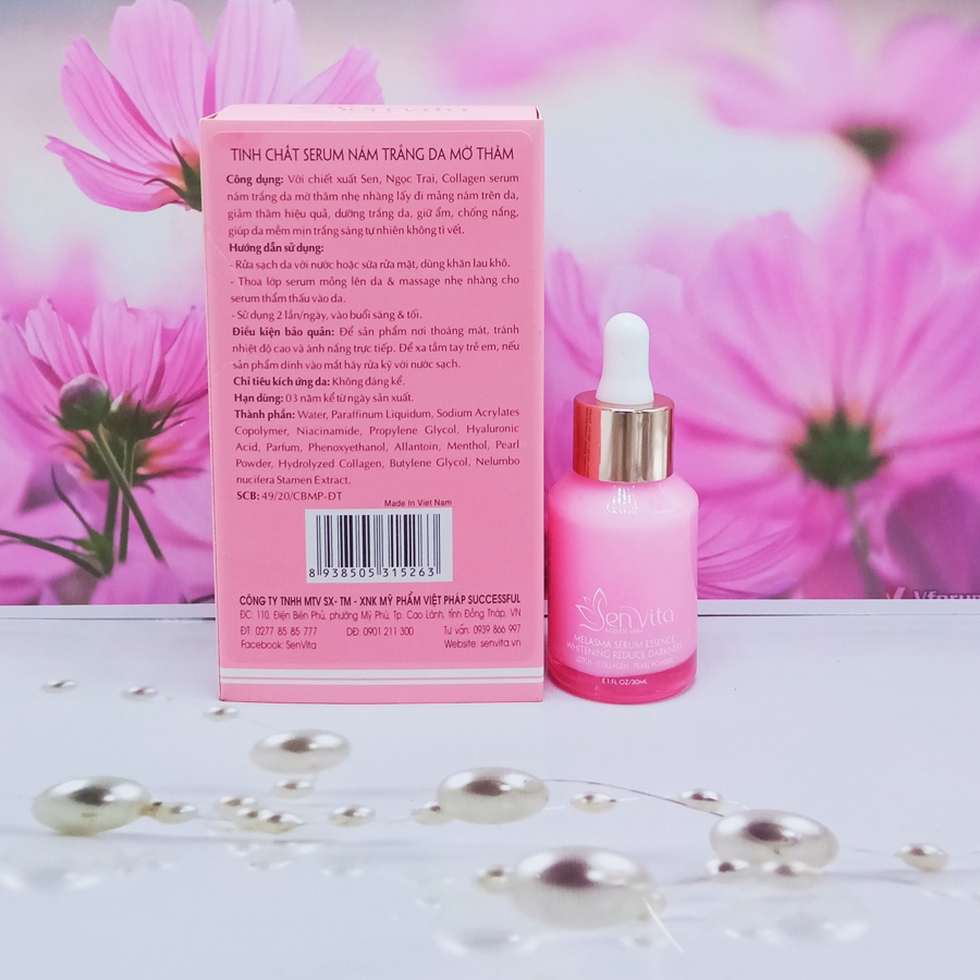 TINH CHẤT SERUM NÁM TRẮNG DA MỜ THÂM SENVITA