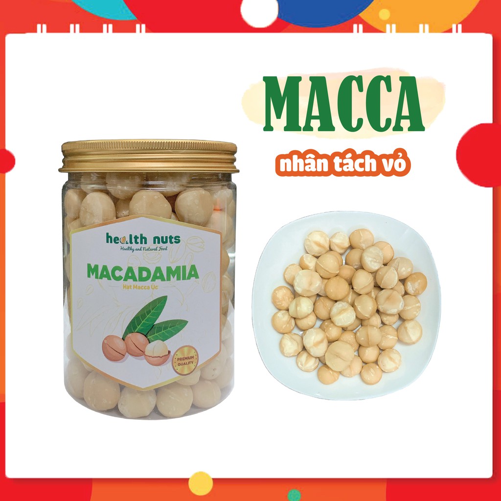 Hạt macca Úc nhân đã tách vỏ