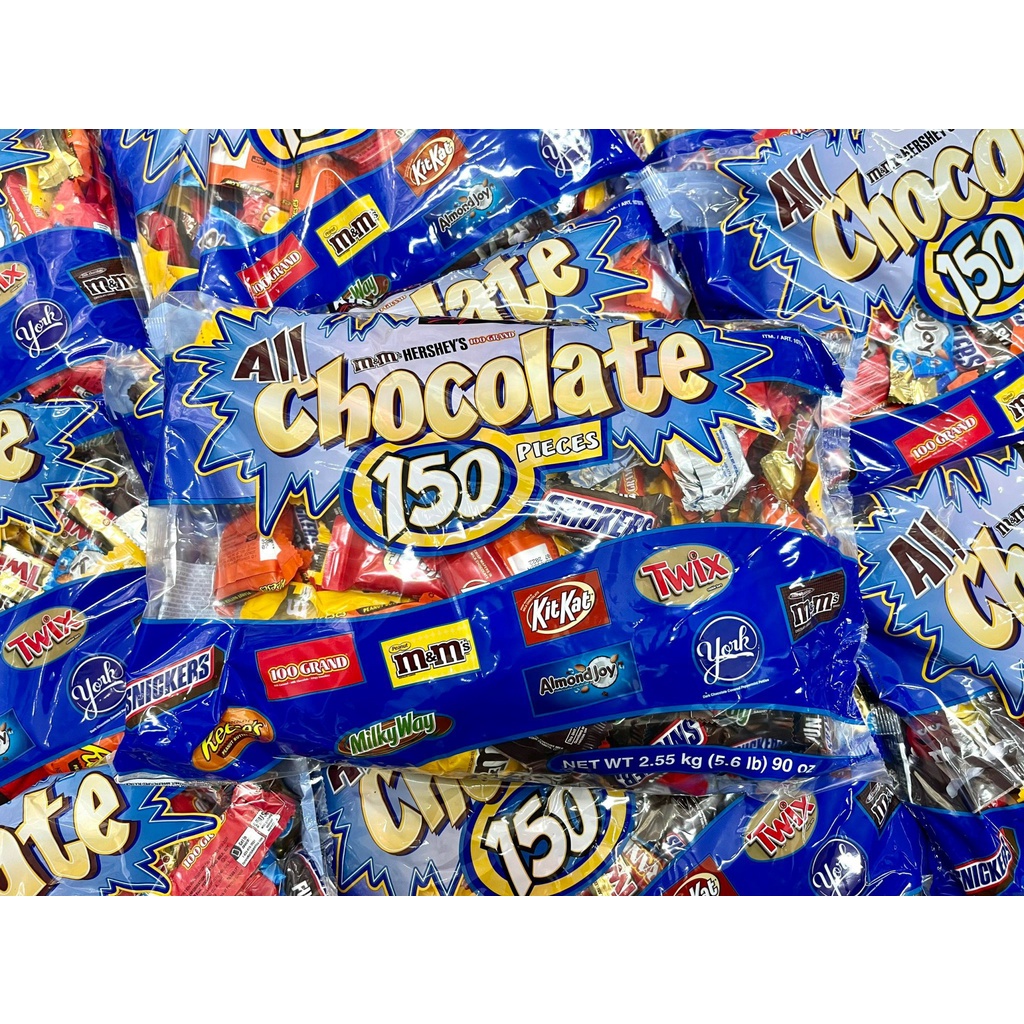 DATE 02.24 🍫Socola MỸ Kirkland 2.55kg 🍫150 viên về với buôn làng ạ ❤️ ⚡ Chuẩn Nhập⚡ Vị ngon xuất sắc.