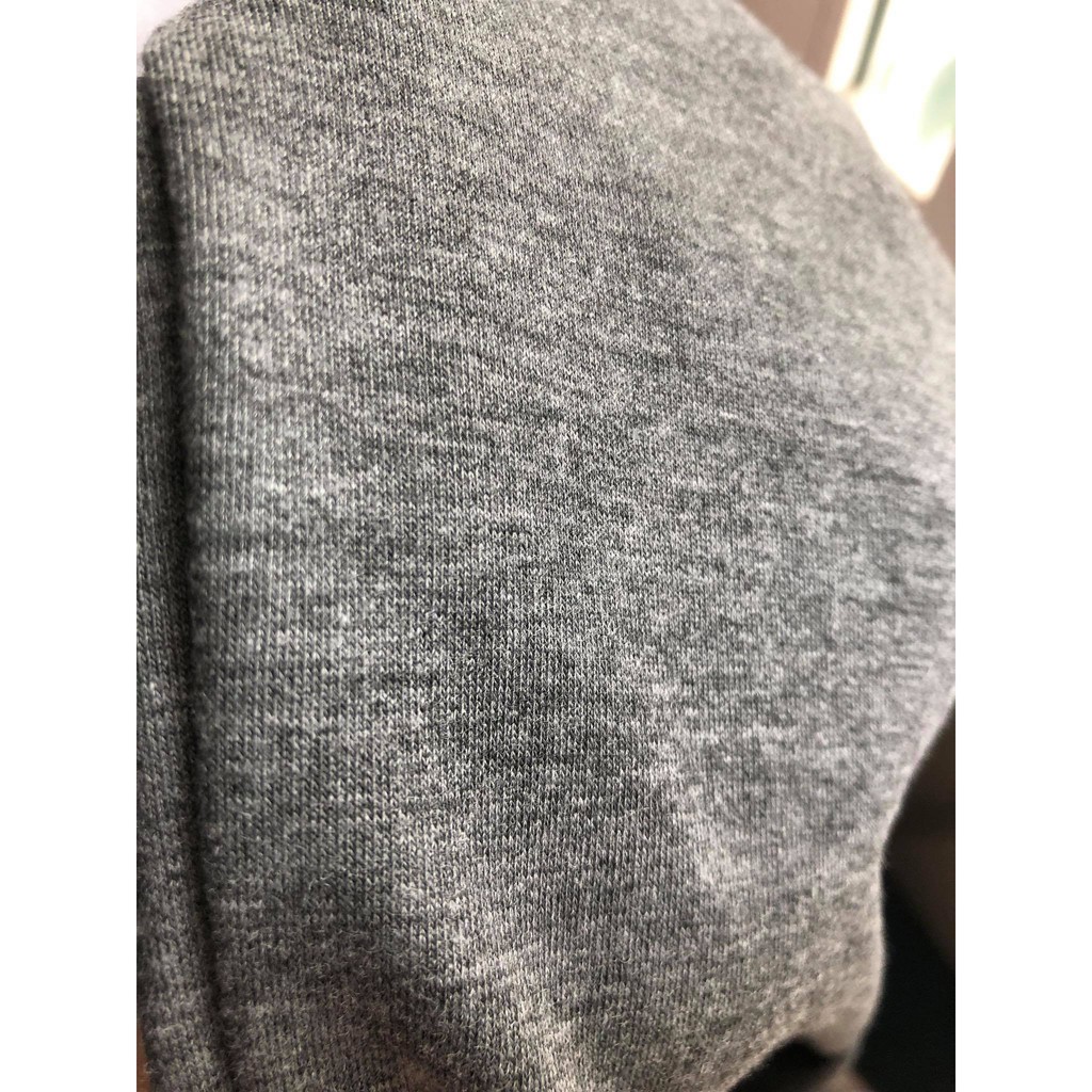 [ELHA Gift] Áo hoodie free size màu xám WD cao cấp