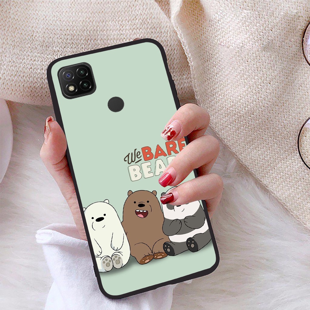 Ốp lưng Xiaomi Redmi 9C viền dẻo TPU BST Gia Đình Nhà Gấu