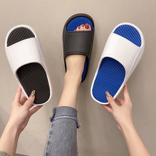Dép bánh mì độn đế nam nữ - Dép nam nữ đẹp hot trend - đế 4cm