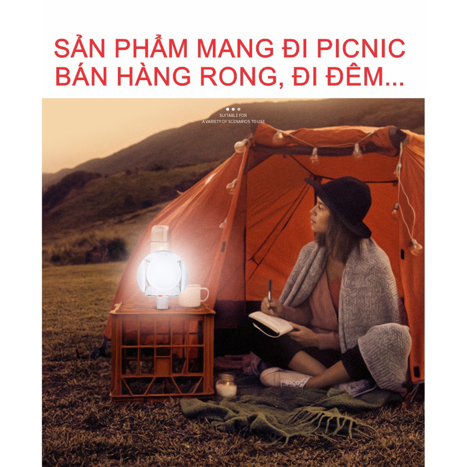 Bóng đèn tích điện, sử dụng điện sạc và NLMT 2 mẫu 2020